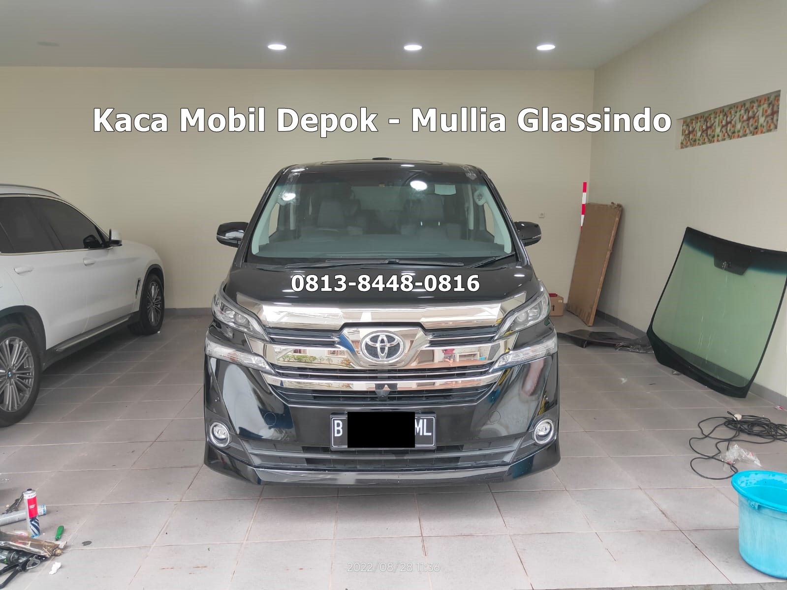 Kaca Depan Alphard Vellfire di Depok dan Bogor