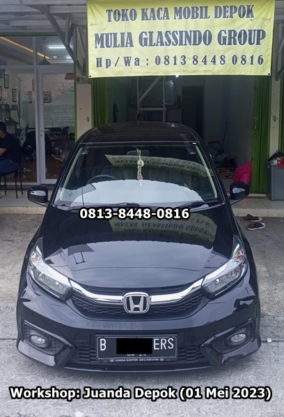 Ganti Kaca Depan Mobil Honda Brio Depok