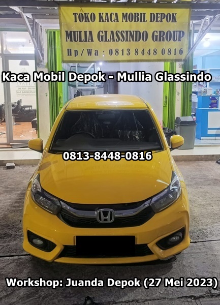 Jual dan Pasang Kaca Mobil Honda Brio Depok Bergaransi