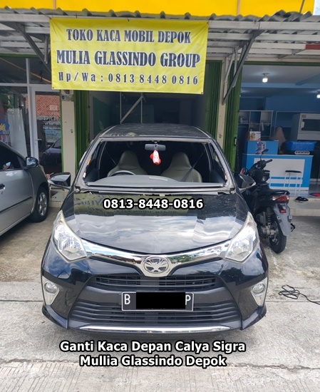Pemasangan Kaca Mobil Depan Sigra Calya di Depok Original Bergaransi