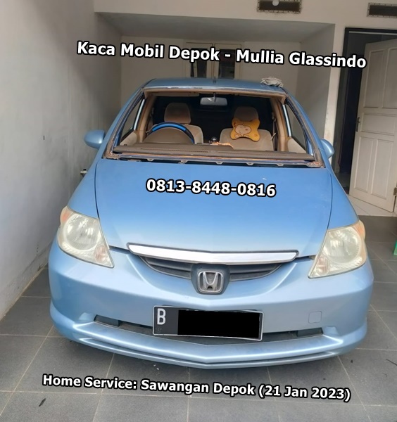 Home Service Pemasangan Kaca Depan Honda City di Sawangan Depok