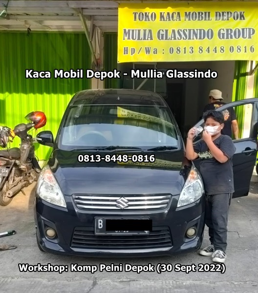 kaca mobil depan suzuki ertiga depok