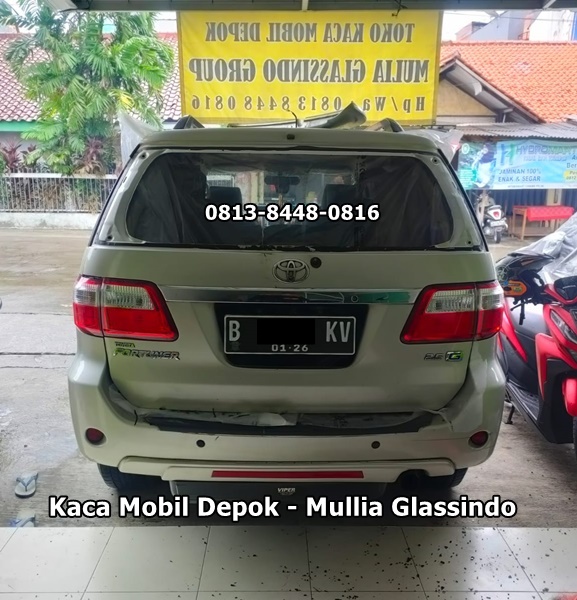 Bengkel Pemasangan Kaca Mobil Belakang Toyota Fortuner di Depok Bergaransi