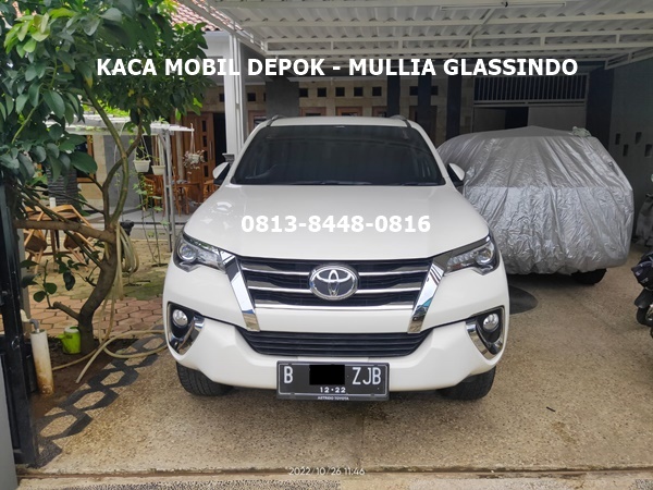 ganti kaca mobil depan fortuner vrz di depok