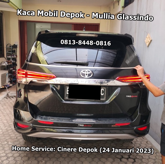 Jual Kaca Belakang Toyota Fortuner VRZ Depok