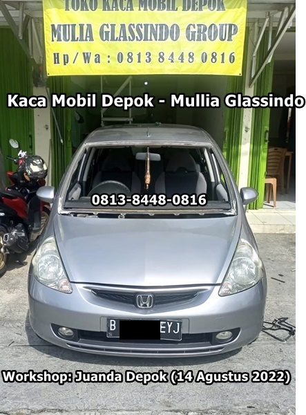 Layanan Ganti Kaca Depan Honda Jazz GD3 Depok Bergaransi