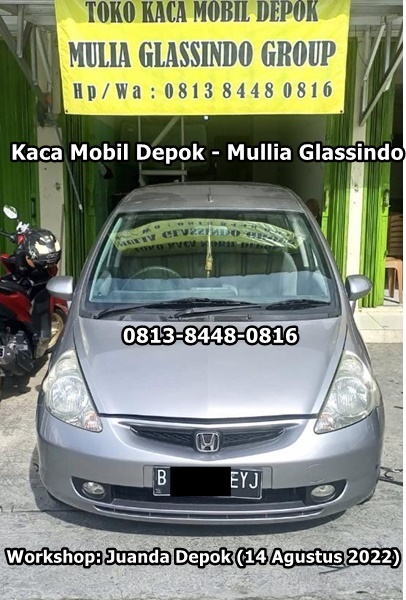 Kaca Mobil Depan Honda Jazz Depok