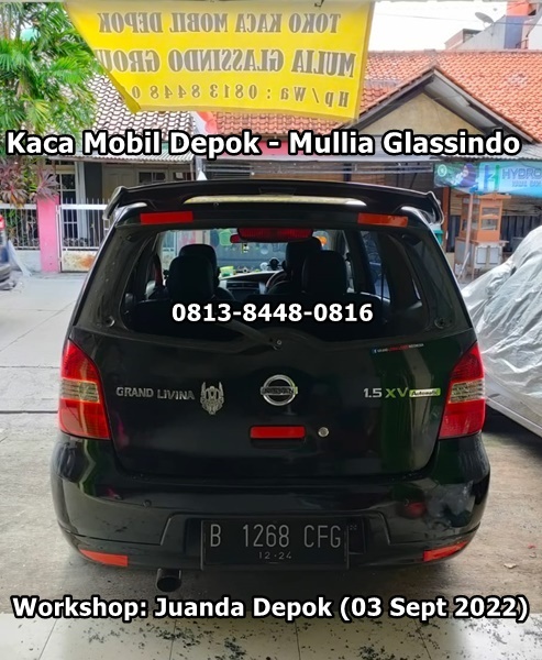 Jual dan Ganti Kaca Mobil Nissan Livina Depok Bergaransi