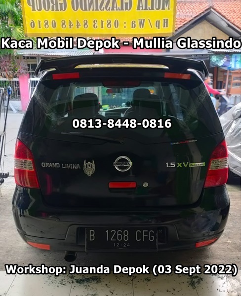 Kaca Mobil Belakang Nissan Livina Depok
