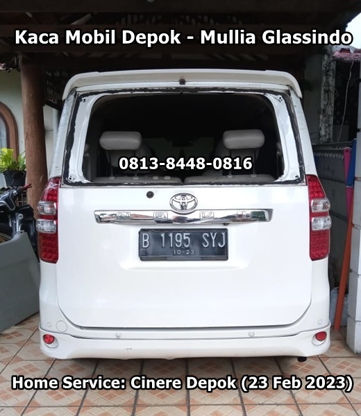 Jual dan Pasang Kaca Mobil Toyota NAV1 Depok Bergaransi