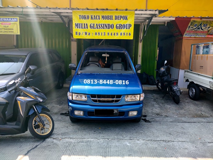 Jual dan Pasang Kaca Depan Mobil Isuzu Panther di Depok dan Bogor Murah