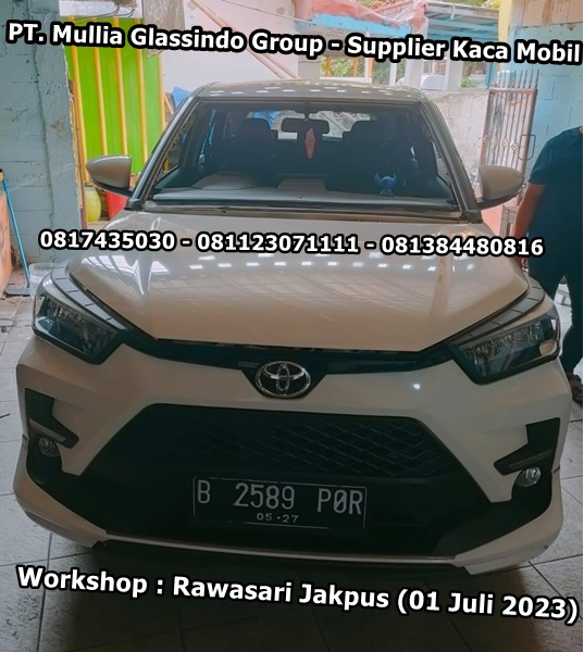 Jual dan Pasang Kaca Mobil Raize Rocky di Depok Bergaransi