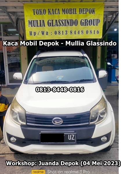 Ganti Kaca Mobil Depan Rush Terios Depok