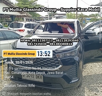 Penggantian Kaca Mobil Depan Innova Zenix di Depok Cimanggis