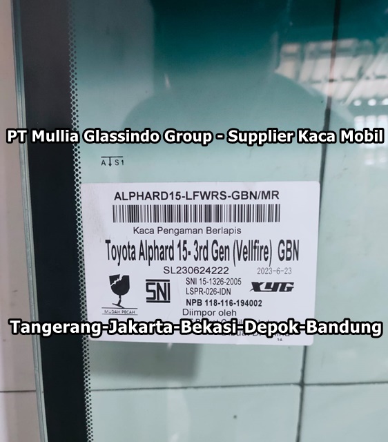 harga kaca mobil alpahrd vellfire depok