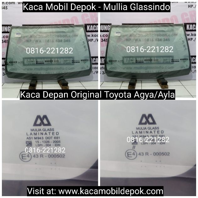 Ready Stok Kaca Depan Original Mobil Agya Ayla di Depok Murah dan Bergaransi