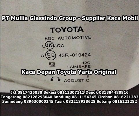 Kaca Mobil Toyota Yaris Original
